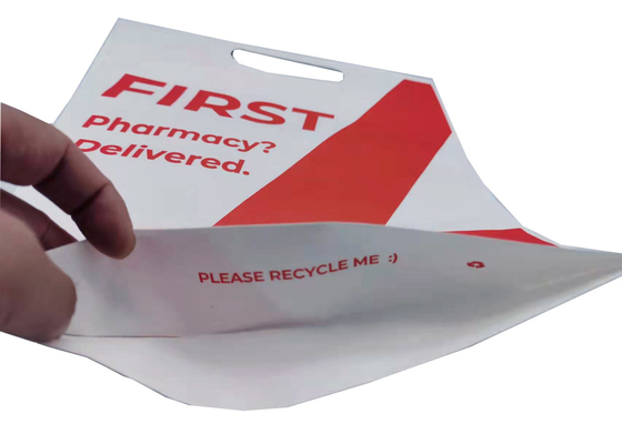 Adhesive  Eco Friendly Kraft Paper Mailing Envelopes For Drug Stores