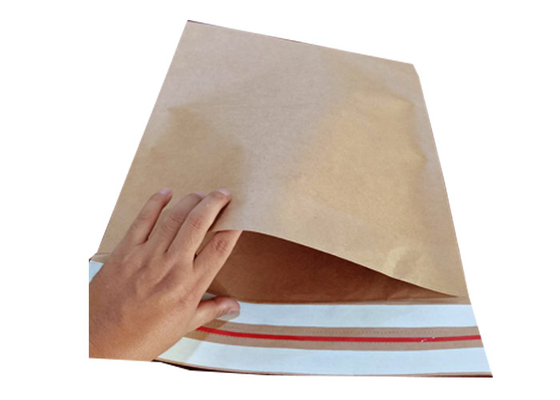 Water Resistant 120gsm Kraft Paper Mailing Bags with 6cm Bottom gusset
