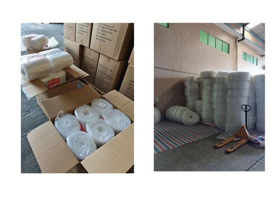 Lightweight 12x36ft Protective Packaging Bubble Wrap Cushioning