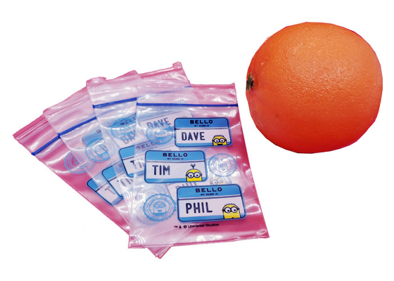 Air Tight Resealable Zip Bags Moisture Proof Zip Lock Pouch Packaging