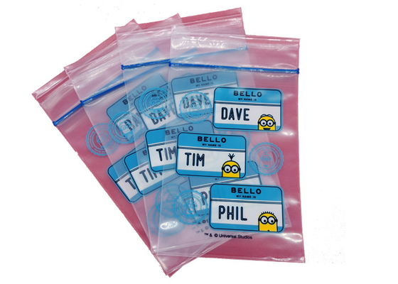Air Tight Resealable Zip Bags Moisture Proof Zip Lock Pouch Packaging