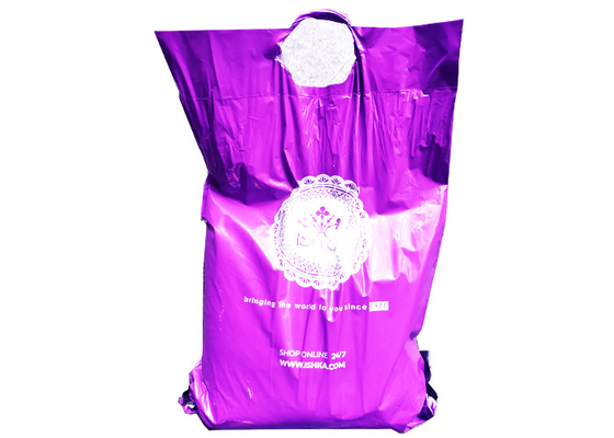 50 Micron Poly Mailer Bags two self sealing peel With Handles