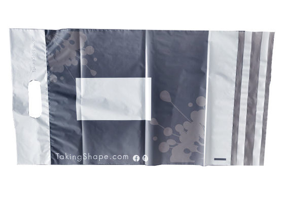 50 Micron Poly Mailer Bags two self sealing peel With Handles