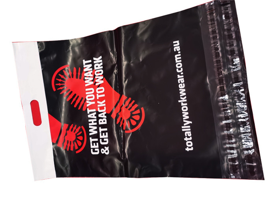 Smooth Surface Returnable Poly Mailer Bags with durable handle