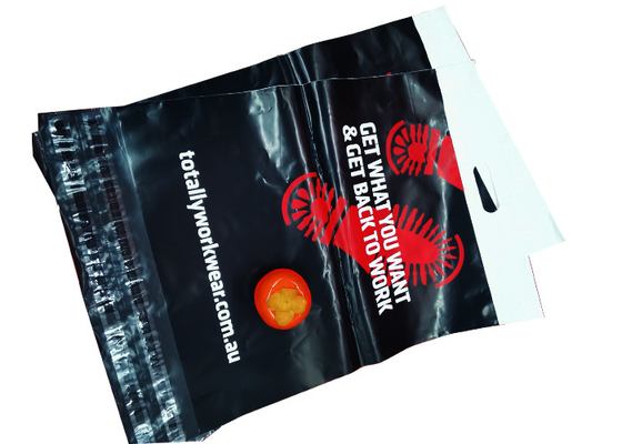 Smooth Surface Returnable Poly Mailer Bags with durable handle