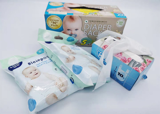 1.5 Mil Disposable Scented Diaper Sacks Degradable with Scent