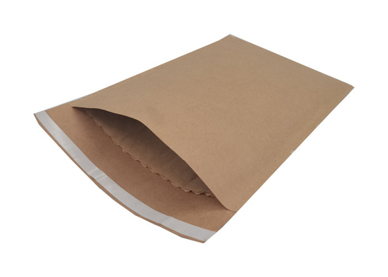 No Plastic Opaque Eco Friendly Padded Mailers 100% Recycled Kraft Paper