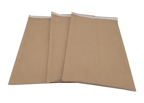 No Plastic Opaque Eco Friendly Padded Mailers 100% Recycled Kraft Paper