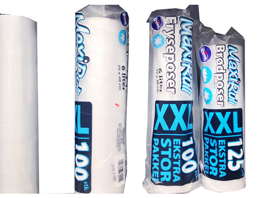 Clear Poly 1 Gallon Food Storage Freezer Bags With Recyclable Material