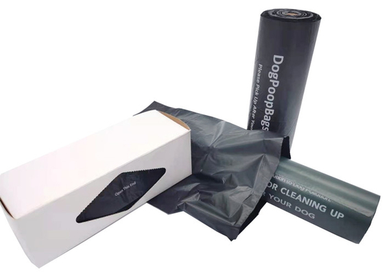 Poly Thickness 0.8Mil Dog Waste Bags Flat Bottom Seal