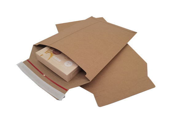 Kraft Brown 9.5x13.5inch Eco Friendly Rigid Mailers For Shipping Books