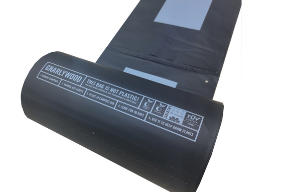 100% Biodegradable Continuous Garbage Bag Roll With Vented Hole