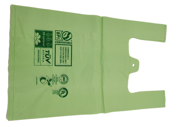 Singlet Shape 1 MIL Kitchen Waste Bags Biodegradable Trash Can Liners