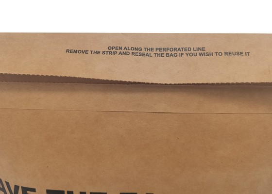 Double Adheisve FSC Paper Mailing Bags With Bottom Gusset 80mm