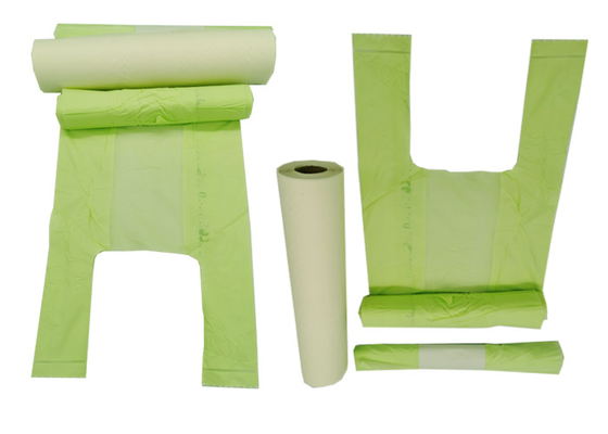 ABAP 10060 15 Micron Biodegradable and Compostable Bags Vest Carrier Bags