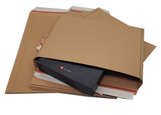 30mm thick 300gsm Cardboard Shipping Envelopes E Flute Corrugated Paper