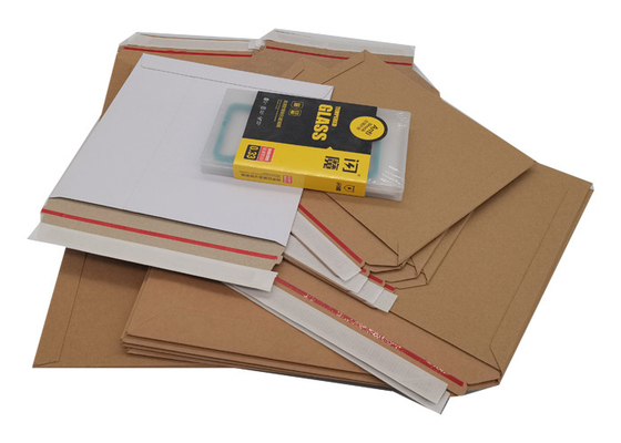 30mm thick 300gsm Cardboard Shipping Envelopes E Flute Corrugated Paper