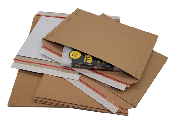 30mm thick 300gsm Cardboard Shipping Envelopes E Flute Corrugated Paper