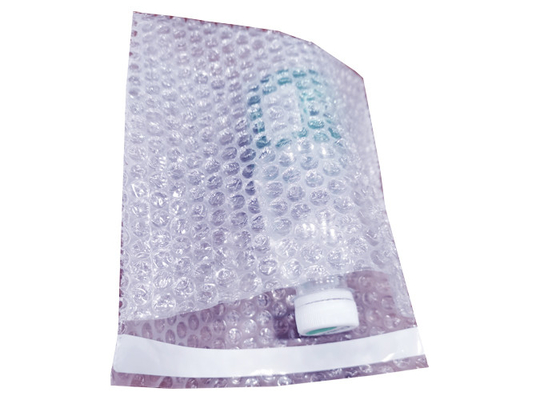 Perforated 80gsm Self Seal Bubble Bags Strong Side Sealed