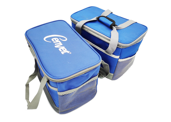 PEVA 15L Cooler Lunch Bags 1640D Oxford Fabric Insulated Picnic Bag