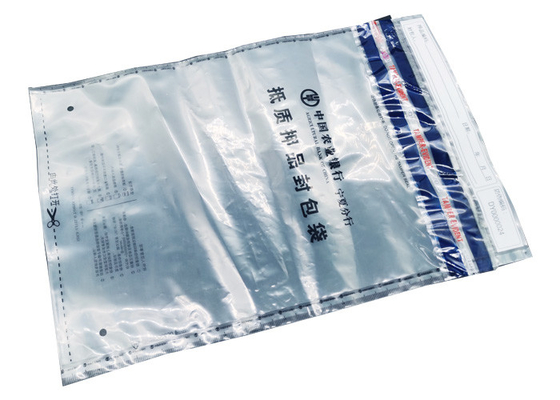 75micron Tamper Evident Security Envelopes Anti Counterfeit Partial transfer