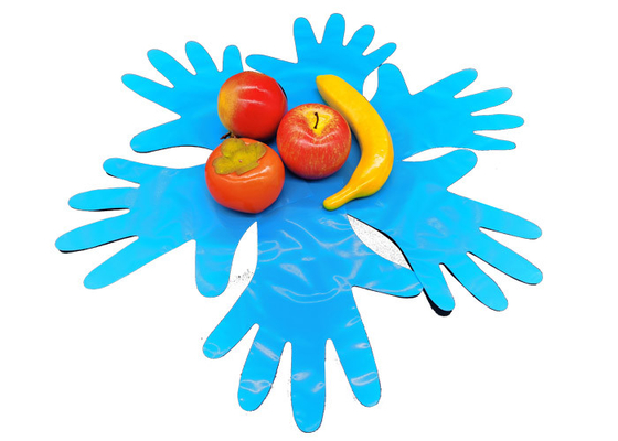 Blue PBAT Plastic Free Packaging Biodegradable Food Prep Gloves