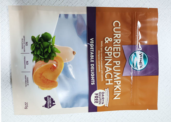 Self Seal 40mm Food Grade Stand Up Pouch With Resealable Zipper Locks