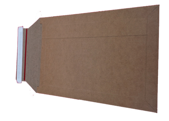 Plastic Free 450gsm Stay Flat Rigid Mailers Kraft Brown Paper