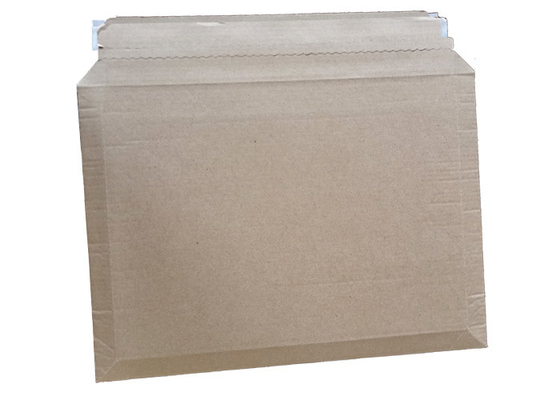 400g Eco Friendly Rigid Mailers Corrugated Envelope Mailers With Peel Strip