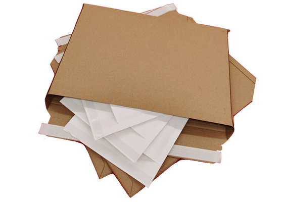 Biodegradable 6x6 Inch Rigid Mailer Envelopes With Easy Tear Lips