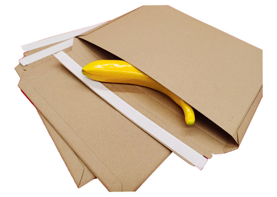Biodegradable 6x6 Inch Rigid Mailer Envelopes With Easy Tear Lips