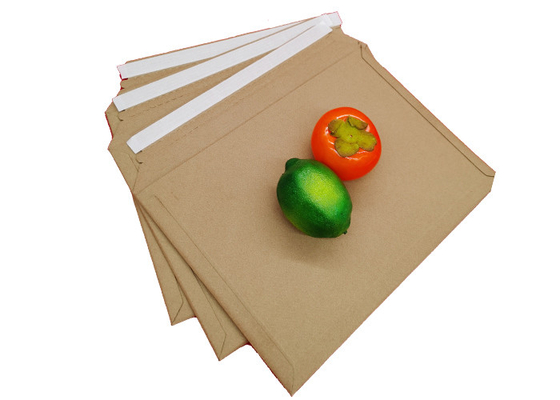 Biodegradable 6x6 Inch Rigid Mailer Envelopes With Easy Tear Lips