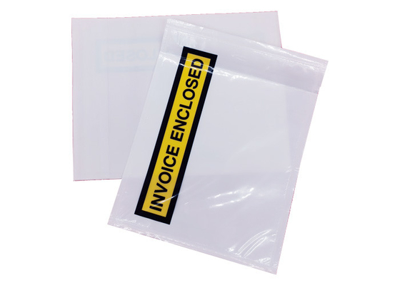 Self Adhesive LDPE Custom Shipping Labels 65gsm Packing List Envelopes