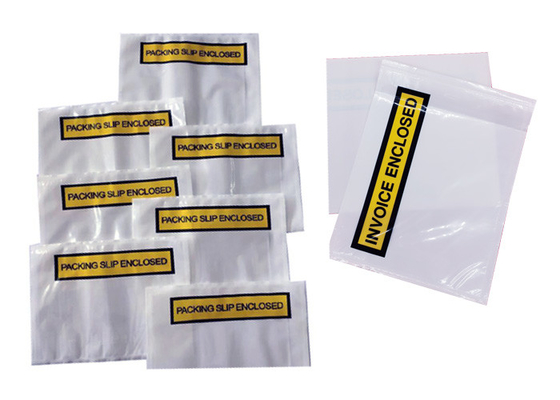 4.5x5.5 In Waterproof Document Pouches A4 Packing Slip Enclosed Envelopes