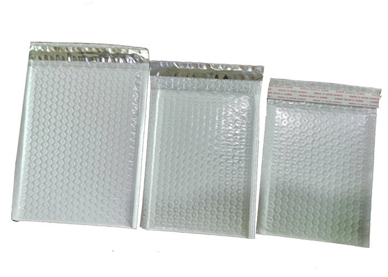Lightweight White Poly Pearl Bubble Padded Mailers Bubble Wrap Postage Bags