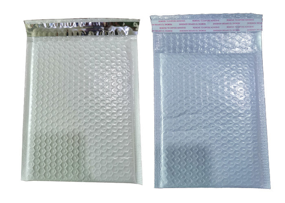 Lightweight White Poly Pearl Bubble Padded Mailers Bubble Wrap Postage Bags