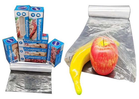 Heavy Duty 14x20 Inch Clear Food Storage Bags Continuous Poly Roll