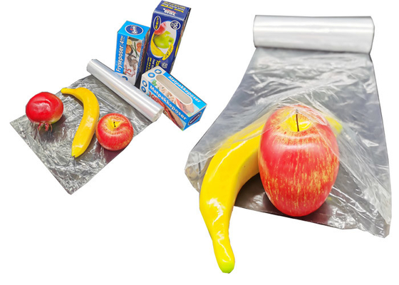 Heavy Duty 14x20 Inch Clear Food Storage Bags Continuous Poly Roll