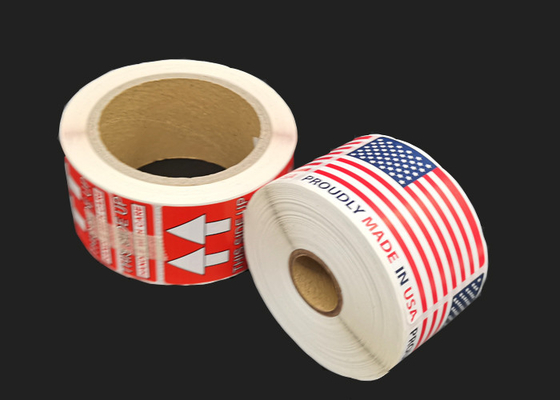 500 Labels/Roll 3x5inch Custom Shipping Labels Fragile Handle With Care Sticker