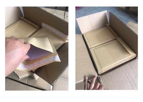 Shipping Corrugated Recyclable Mailing Envelopes Self Adhesive Closure