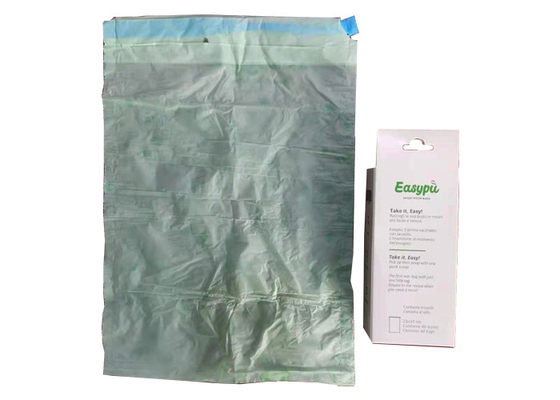 Plastic Free EN13432 Standard Biodegradable Doggy Bags Side Heat Seal
