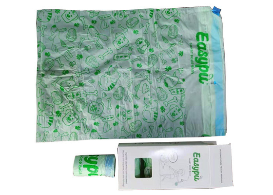 Bags BPI ASTM D6400 Plastic Free Packaging Drawstring For Dog Poop
