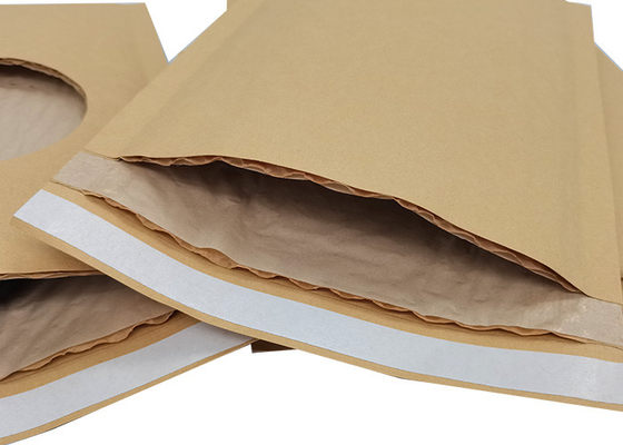 Kraft Paper No Plastic Eco Friendly Padded Mailers With Self Seal