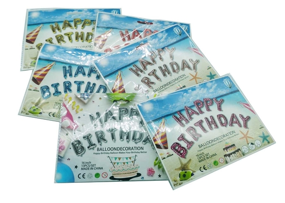 16 Inch 3D Aluminum Foil Happy Birthday Alphabet Balloons
