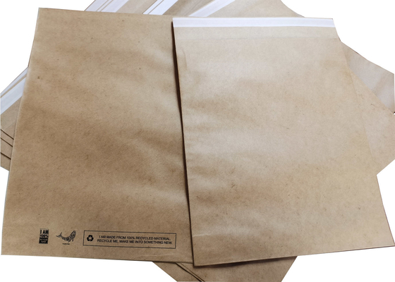 Plastic Free Paper Mailing Envelopes , 100% Recycled Paper Mail Bag
