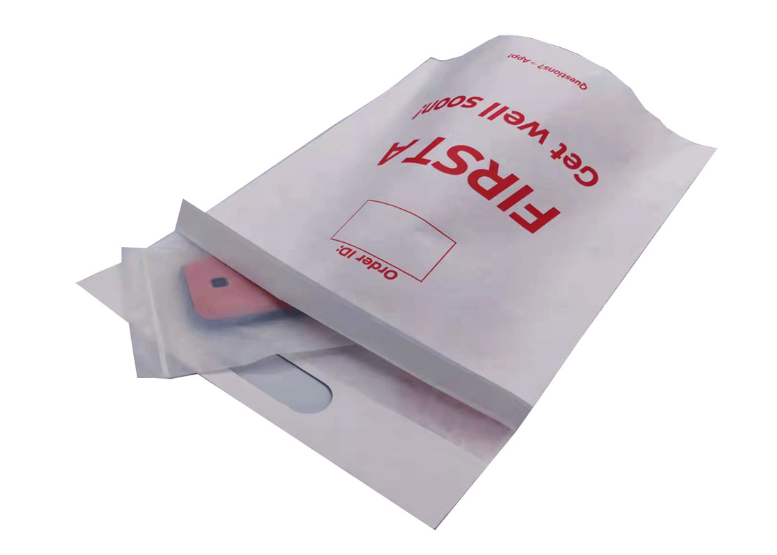 Adhesive Eco Friendly Kraft Paper Mailing Envelopes For Drug Stores