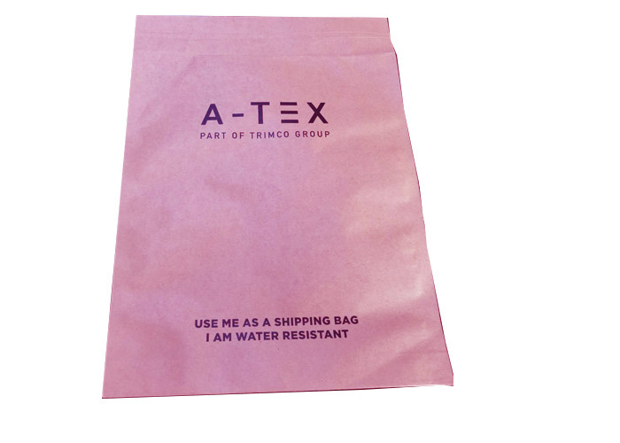 Water Resistant 120gsm Kraft Paper Mailing Bags with 6cm Bottom gusset