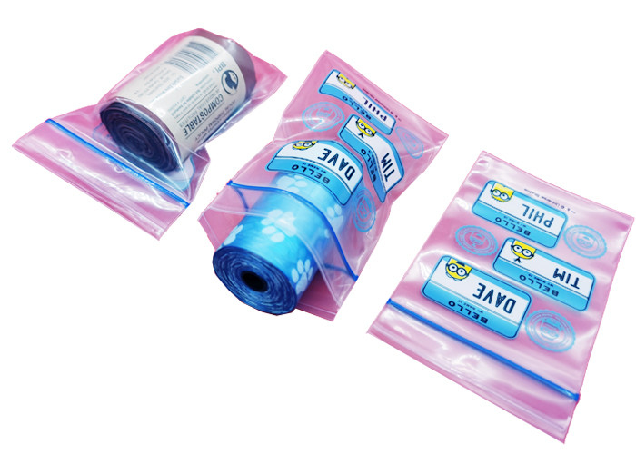 Air Tight Resealable Zip Bags Moisture Proof Zip Lock Pouch Packaging