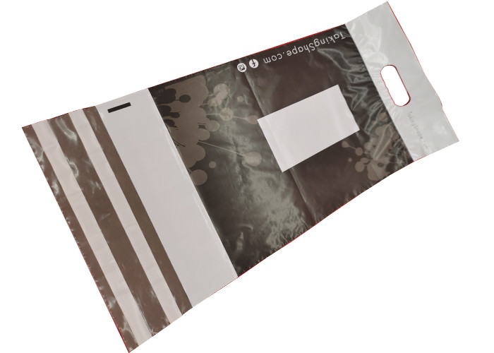 50 Micron Poly Mailer Bags two self sealing peel With Handles