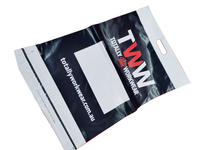 Smooth Surface Returnable Poly Mailer Bags with durable handle